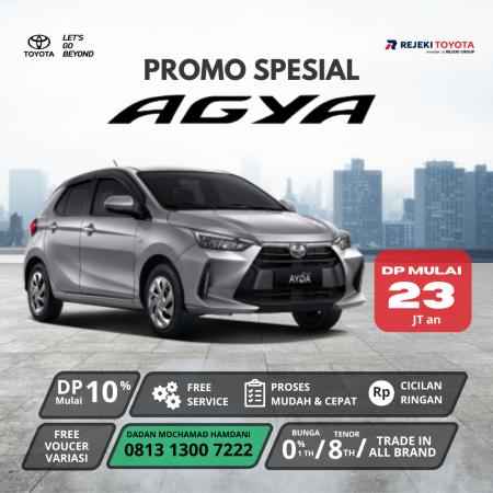 New Agya Best Deal Ready Stock  - Promo Toyota Cirebon